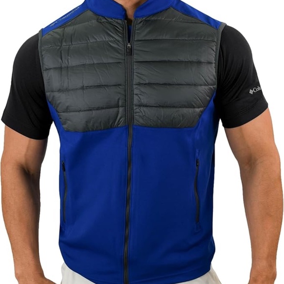 Columbia Golf Men's Omni-Wick In The Element Full Zip Vest L - Picture 1 of 8